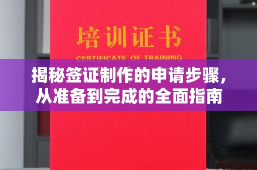 巍山揭秘签证制作的申请步骤，从准备到完成的全面指南