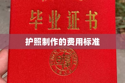 巍山护照制作的费用标准